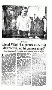 Article sobre Liesel Vidal